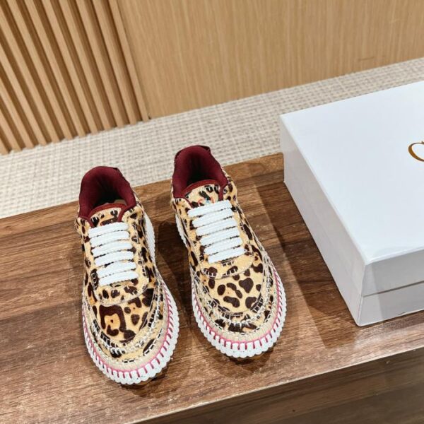 repliche,replica,perfette,siti di,affidabili,migliori siti,dove comprare,1:1,scarpe da ginnastica Le nuove sneakers casual Nama di Chloe, scarpe bianche versatili, altezza tacco 5 cm