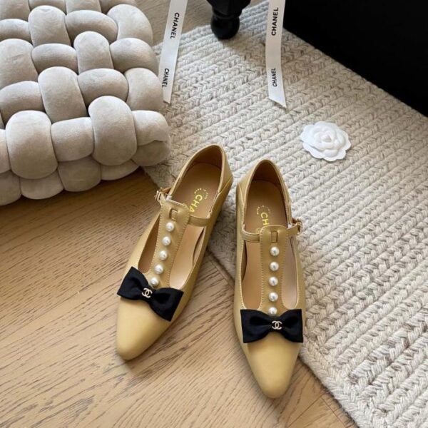 repliche,replica,perfette,siti di,affidabili,migliori siti,dove comprare,1:1,scarpe da ginnastica Scarpe Mary Jane con fiocco Chanel per l’inizio della primavera, versione top