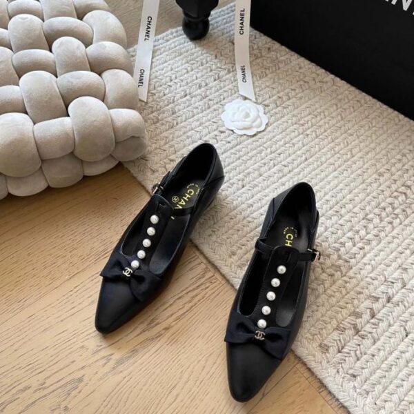 repliche,replica,perfette,siti di,affidabili,migliori siti,dove comprare,1:1,scarpe da ginnastica Scarpe Mary Jane con fiocco Chanel per l’inizio della primavera, versione top