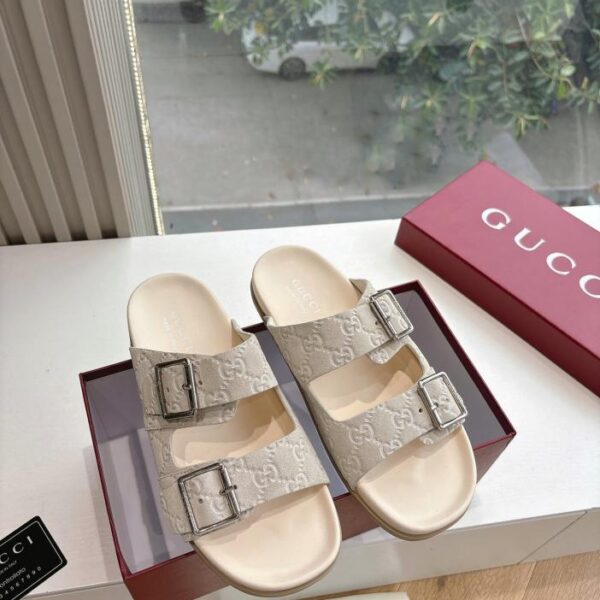 G335 versione top GUCCI pantofole da donna con suola spessa e mules chiuse