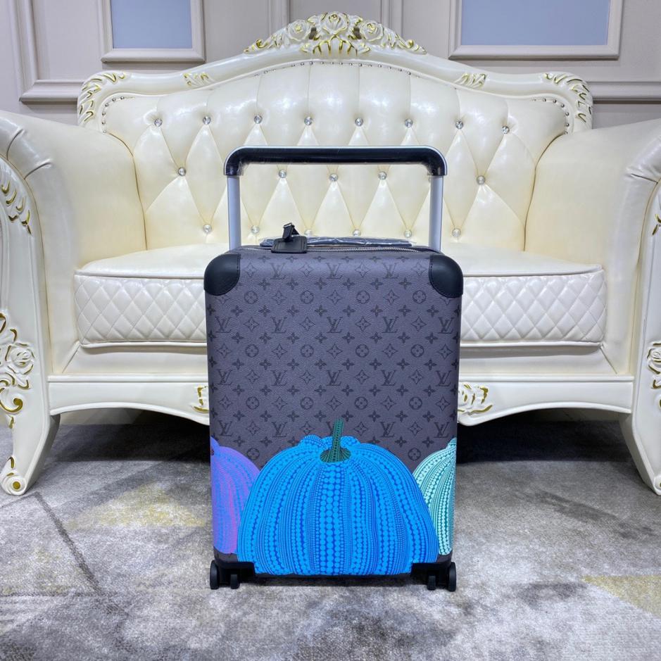 repliche,replica,perfette,siti di,affidabili,migliori siti,dove comprare,1:1,scarpe da ginnastica Valigia trolley/borsa da viaggio Louis Vuitton di alta qualità in pelle con cambio colore, con serratura personalizzata, ruota universale da 20 pollici (1134M)
