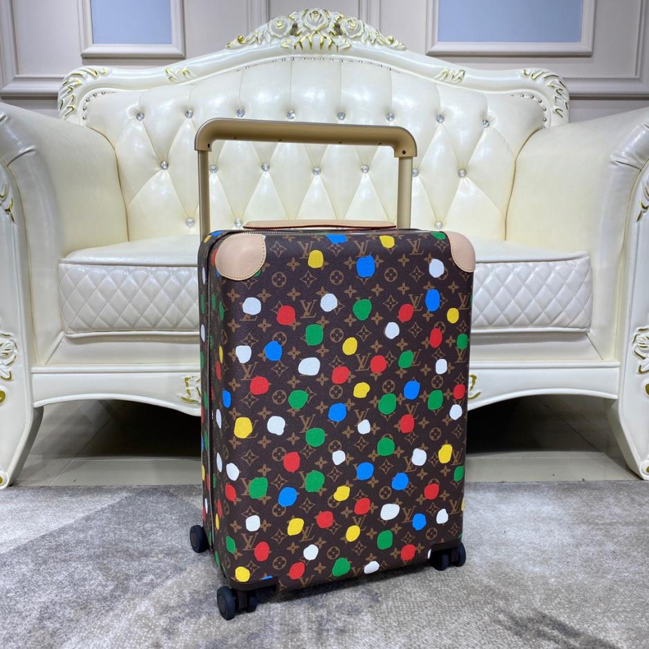 repliche,replica,perfette,siti di,affidabili,migliori siti,dove comprare,1:1,scarpe da ginnastica Valigia trolley/borsa da viaggio Louis Vuitton di alta qualità, in pelle con cambio colore, con serratura personalizzata, ruota universale da 20 pollici (BJKCP)