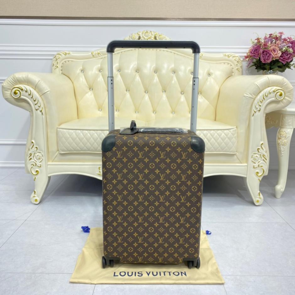 repliche,replica,perfette,siti di,affidabili,migliori siti,dove comprare,1:1,scarpe da ginnastica Valigia trolley/borsa da viaggio Louis Vuitton di alta qualità, in pelle con cambio colore, con serratura personalizzata, ruote universali da 20 pollici (CTFLR)