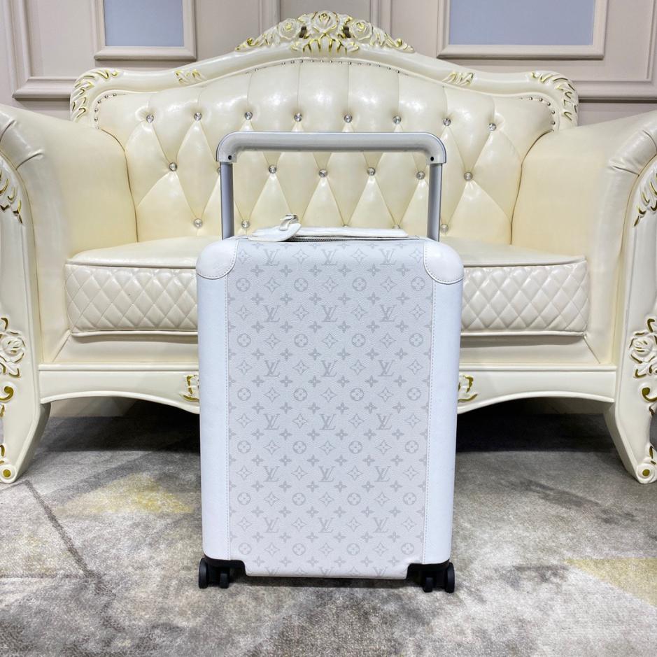 repliche,replica,perfette,siti di,affidabili,migliori siti,dove comprare,1:1,scarpe da ginnastica Valigia trolley/borsa da viaggio Louis Vuitton di alta qualità in pelle con cambio colore, con serratura personalizzata, ruota universale da 20 pollici (O6X4K)