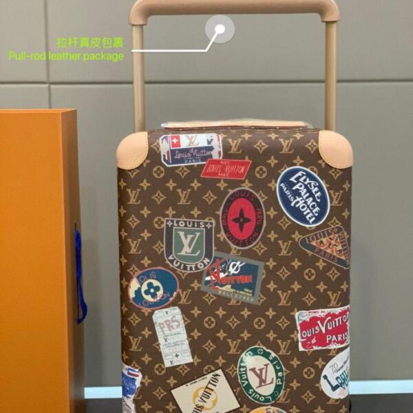 repliche,replica,perfette,siti di,affidabili,migliori siti,dove comprare,1:1,scarpe da ginnastica [Versione premium da 55 cm, rivestita in pelle] Valigia trolley a quattro ruote HORIZON/valigia da viaggio da 20 pollici (CY9NT)