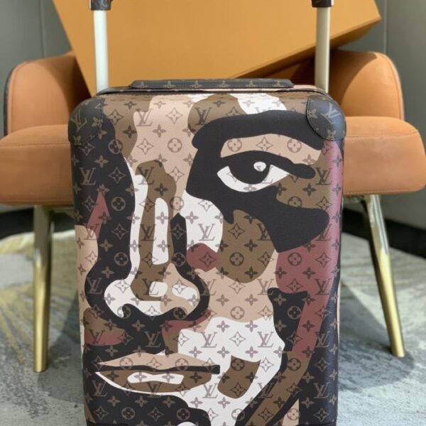 repliche,replica,perfette,siti di,affidabili,migliori siti,dove comprare,1:1,scarpe da ginnastica Louis Vuitton [versione di alta gamma da 55 cm, scatola coordinata] Valigia trolley a quattro ruote HORIZON/borsa da viaggio da 20 pollici (02S5K)