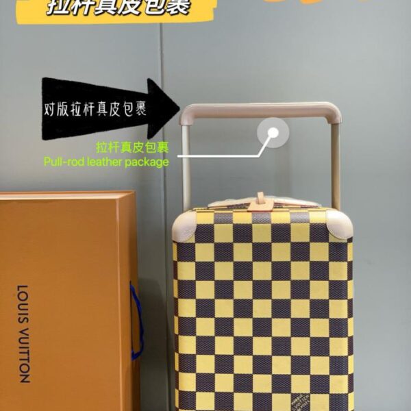 repliche,replica,perfette,siti di,affidabili,migliori siti,dove comprare,1:1,scarpe da ginnastica Louis Vuitton [versione di alta gamma da 55 cm rivestita in vera pelle] valigia trolley a quattro ruote HORIZON/borsa da viaggio da 20 pollici (876FL)