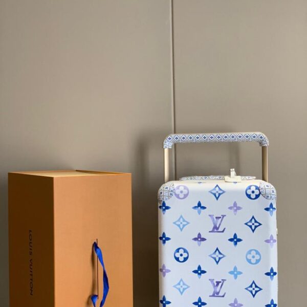 repliche,replica,perfette,siti di,affidabili,migliori siti,dove comprare,1:1,scarpe da ginnastica Louis Vuitton [versione di alta gamma da 55 cm rivestita in vera pelle] Valigia trolley a quattro ruote HORIZON/borsa da viaggio da 20 pollici (JF4Y6)