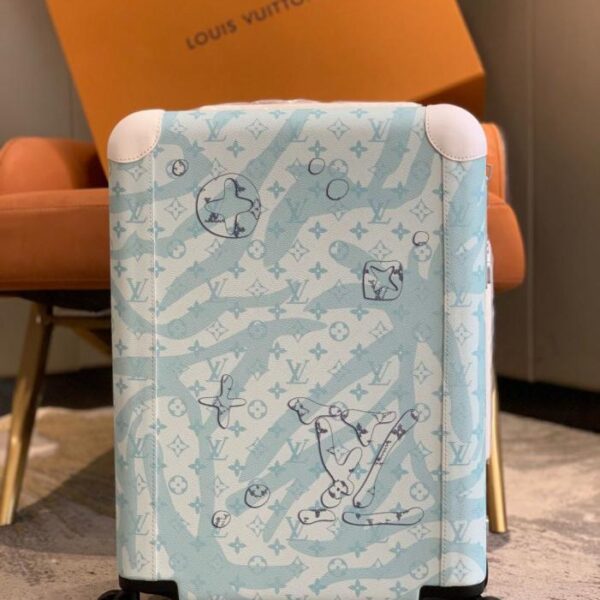 repliche,replica,perfette,siti di,affidabili,migliori siti,dove comprare,1:1,scarpe da ginnastica Louis Vuitton [versione di alta gamma da 55 cm, in vera pelle] Valigia trolley a quattro ruote HORIZON/borsa da viaggio da 20 pollici (QTOST)