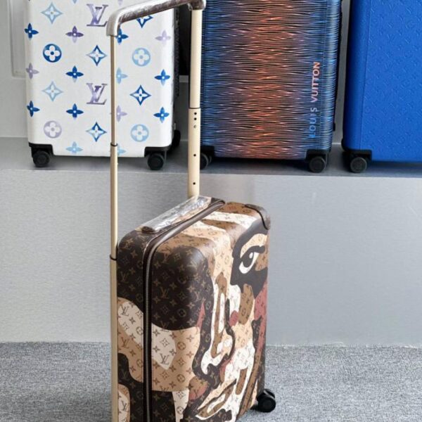 repliche,replica,perfette,siti di,affidabili,migliori siti,dove comprare,1:1,scarpe da ginnastica Valigia trolley Louis Vuitton di alta gamma, in pelle con cambio colore, con serratura doganale, ruote universali, in alluminio, ampia, alla moda, 20 pollici (SGW3I)