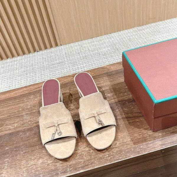 repliche,replica,perfette,siti di,affidabili,migliori siti,dove comprare,1:1,scarpe da ginnastica [Versione top] Ciabatte classiche con tacco a blocco Loro Piana (SPFWI)