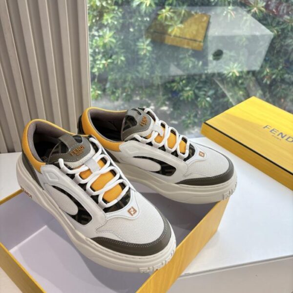 Nuovo colore G036Fendi Fendi nuove scarpe da ginnastica casual sportive in tessuto classiche FF vecchia superficie floreale (45 personalizzato non rimborsabile) (LMGC4)