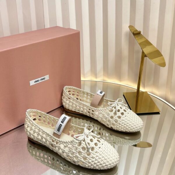 Miu Miu Primavera/Estate Nuove Ballerine in Rete (34OT0)