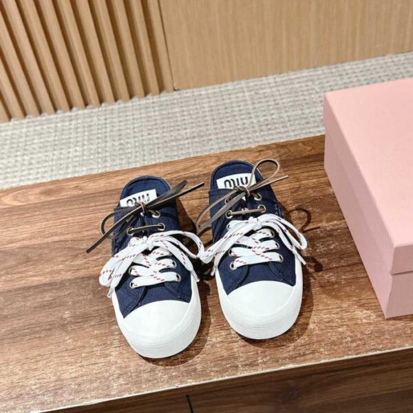 repliche,replica,perfette,siti di,affidabili,migliori siti,dove comprare,1:1,scarpe da ginnastica Scarpe casual in tela Miu Miu Retro Biscuit (WLXRJ)