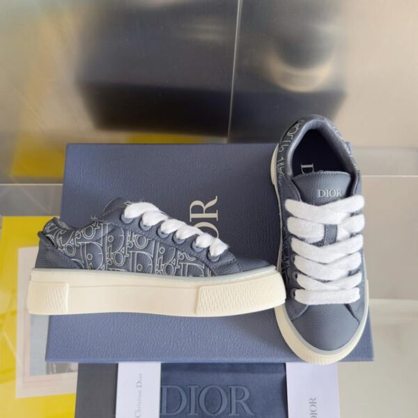 Dior B33 serie Spin coppia scarpe sportive casual scarpe da skateboard con suola spessa versione top (4XEUV)