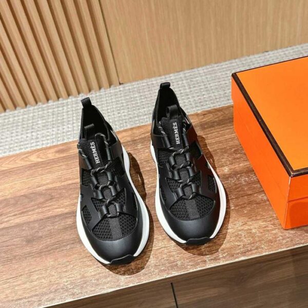repliche,replica,perfette,siti di,affidabili,migliori siti,dove comprare,1:1,scarpe da ginnastica Hermes Katana, nuove scarpe casual da uomo in pelle di vitello con punta tonda e lacci, basse (4UCNE)
