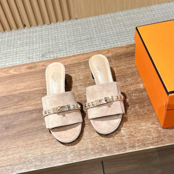repliche,replica,perfette,siti di,affidabili,migliori siti,dove comprare,1:1,scarpe da ginnastica Pantofole Hermes Kelly con fibbia nuove (4YD0O)