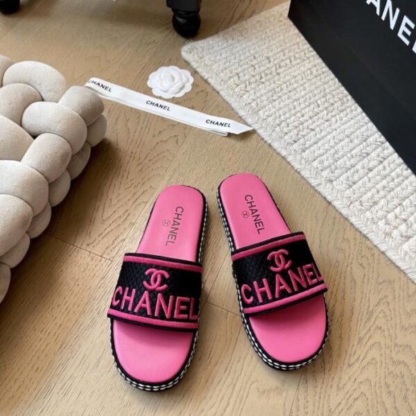 repliche,replica,perfette,siti di,affidabili,migliori siti,dove comprare,1:1,scarpe da ginnastica Nuove pantofole Chanel color miele con suola spessa, versione top (F6E4I)