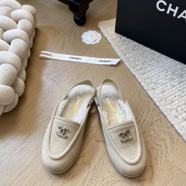 repliche,replica,perfette,siti di,affidabili,migliori siti,dove comprare,1:1,scarpe da ginnastica Mocassini Chanel autunno e inverno, versione mezza pantofola (IYOVH)