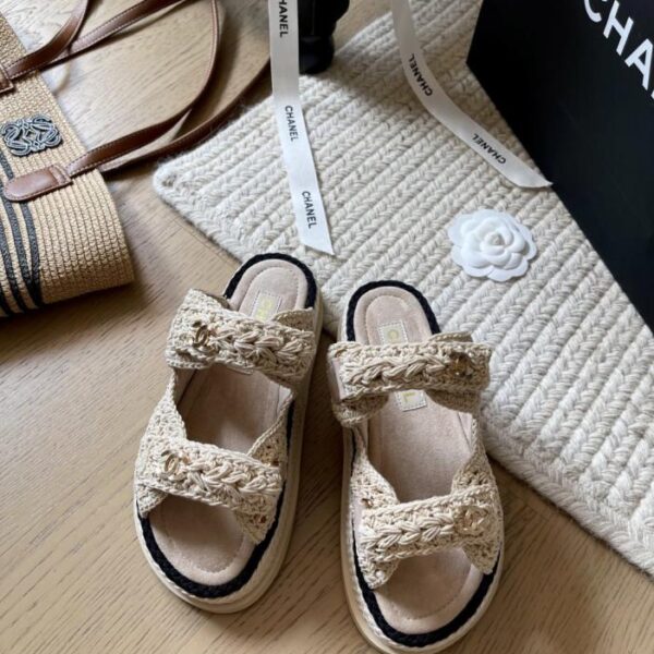 repliche,replica,perfette,siti di,affidabili,migliori siti,dove comprare,1:1,scarpe da ginnastica Sandali Chanel in velcro, nuovi per l’inizio della primavera, versione top (3OZ5K)