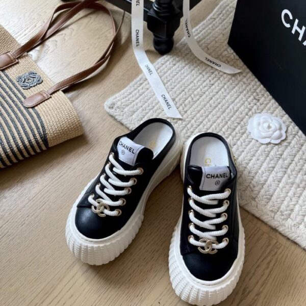 repliche,replica,perfette,siti di,affidabili,migliori siti,dove comprare,1:1,scarpe da ginnastica Sneakers Chanel con suola spessa, edizione speciale primavera/estate (LF9CG)