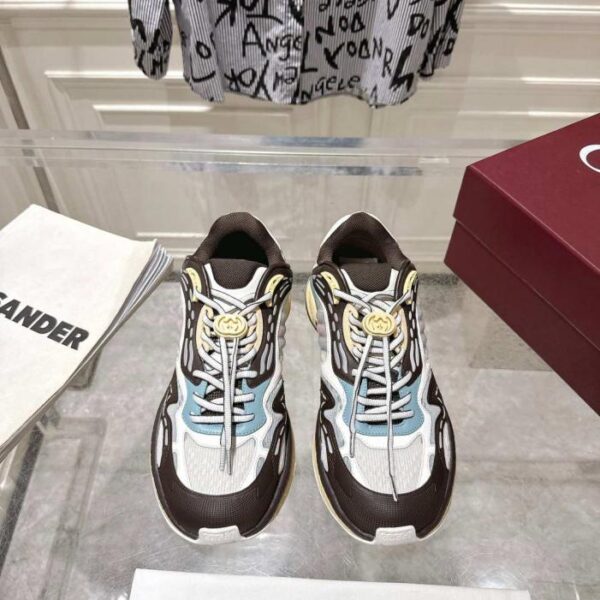 repliche,replica,perfette,siti di,affidabili,migliori siti,dove comprare,1:1,scarpe da ginnastica Nuove scarpe da ginnastica retr貌 Gucci per coppia (ML3YA)
