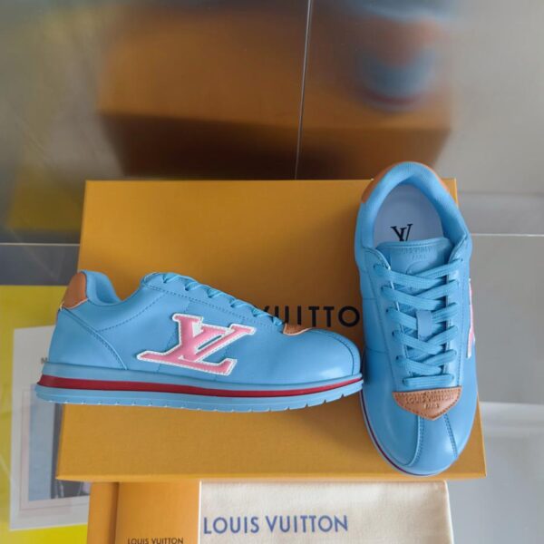 repliche,replica,perfette,siti di,affidabili,migliori siti,dove comprare,1:1,scarpe da ginnastica Modello di coppia in versione top Louis Vuitton Pharrell con suola spessa, scarpe sportive casual Forrest Gump (B7XV3)