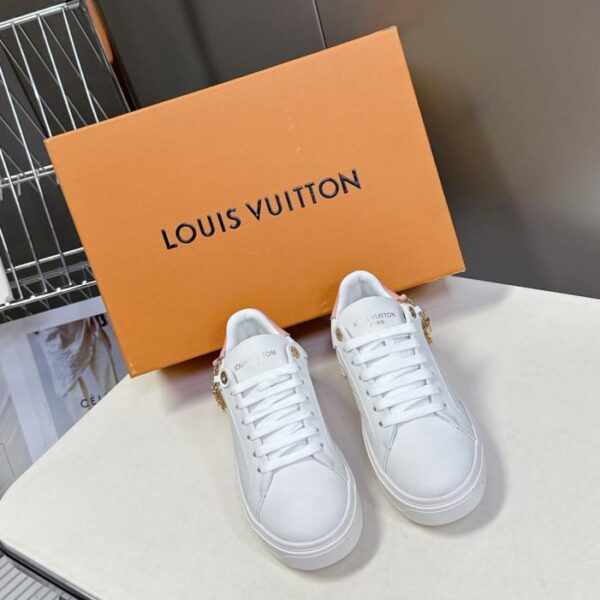 repliche,replica,perfette,siti di,affidabili,migliori siti,dove comprare,1:1,scarpe da ginnastica Scarpe bianche da coppia Louis Vuitton (4RH)