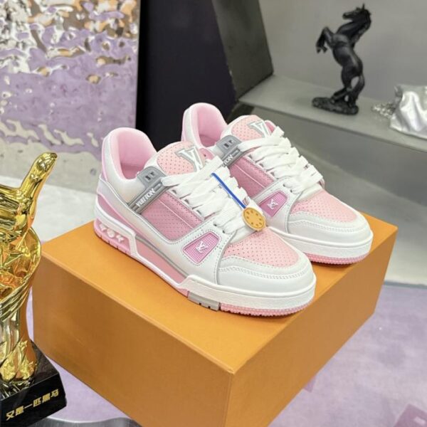 repliche,replica,perfette,siti di,affidabili,migliori siti,dove comprare,1:1,scarpe da ginnastica LV TARINE Louis Vuitton x Tyler modello congiunto in rilievo modello coppia scarpe sportive casual scarpe da skateboard (29E9M)