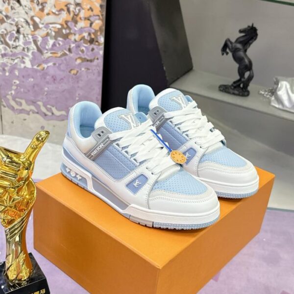 repliche,replica,perfette,siti di,affidabili,migliori siti,dove comprare,1:1,scarpe da ginnastica LV TARINE Louis Vuitton x Tyler modello congiunto Donkey brand L home modello di coppia in rilievo scarpe sportive casual scarpe da skateboard (OXMWY)