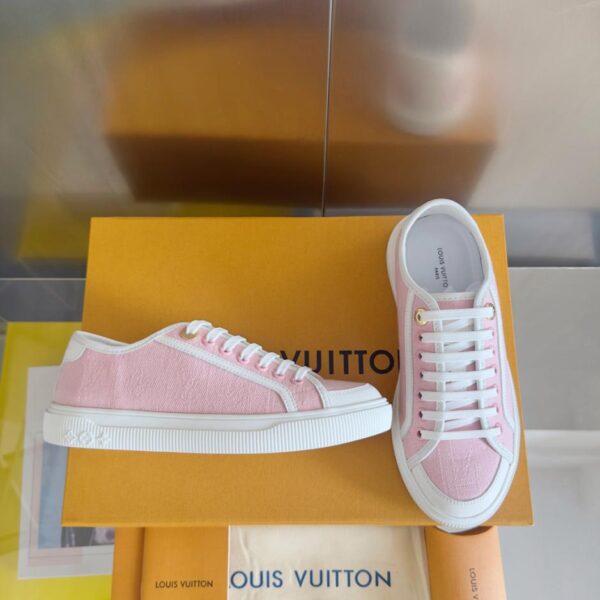 repliche,replica,perfette,siti di,affidabili,migliori siti,dove comprare,1:1,scarpe da ginnastica L’ultima serie Lagoon di Louis Vuitton, denim con suola spessa, monogramma in rilievo, scarpe sportive casual con suola spessa, scarpe da skateboard, versione top (AN3K5)