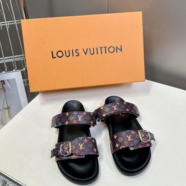 repliche,replica,perfette,siti di,affidabili,migliori siti,dove comprare,1:1,scarpe da ginnastica Ciabatte e sandali firmati Louis Vuitton x TM Takashi Murakami (DEWK7)
