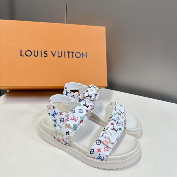repliche,replica,perfette,siti di,affidabili,migliori siti,dove comprare,1:1,scarpe da ginnastica Ciabatte e sandali firmati Louis Vuitton x TM Takashi Murakami (3D5L5)