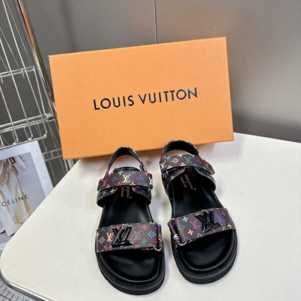 repliche,replica,perfette,siti di,affidabili,migliori siti,dove comprare,1:1,scarpe da ginnastica Ciabatte e sandali Louis Vuitton x TM Takashi Murakami (7)