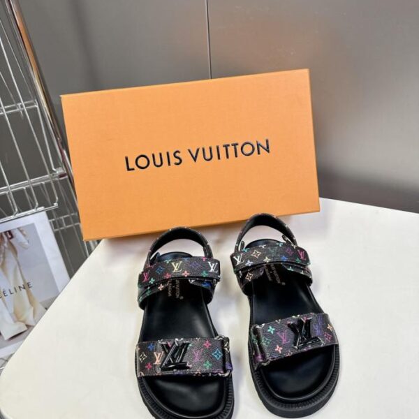 repliche,replica,perfette,siti di,affidabili,migliori siti,dove comprare,1:1,scarpe da ginnastica Ciabatte e sandali firmati Louis Vuitton x TM Takashi Murakami (FFERR)