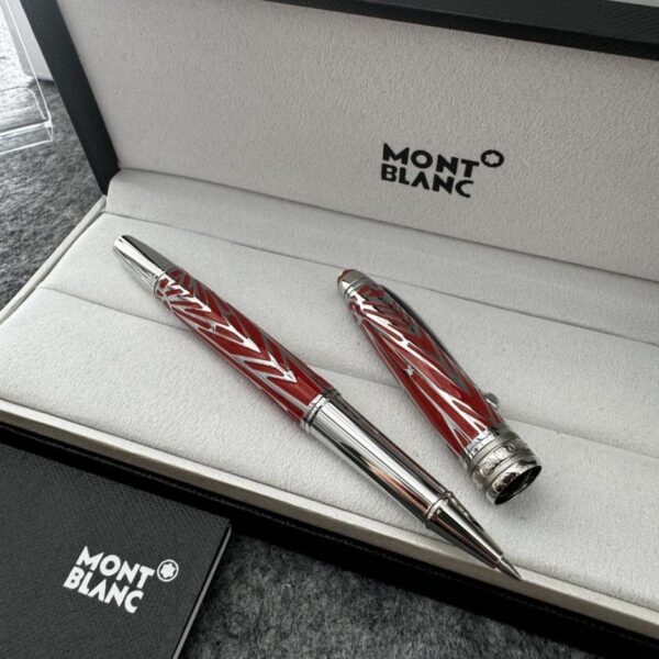 repliche,replica,perfette,siti di,affidabili,migliori siti,dove comprare,1:1,scarpe da ginnastica Nuova penna Montblanc Meisterstuck Series, edizione speciale bicolore, con firma in rilievo in oro rosso (4TSJG)