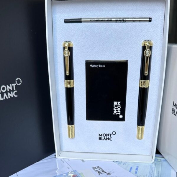 repliche,replica,perfette,siti di,affidabili,migliori siti,dove comprare,1:1,scarpe da ginnastica [Nuovo set regalo di penne per coppie] Set combinato di penna Mont Blanc Signature e penna stilografica (0H4FK)