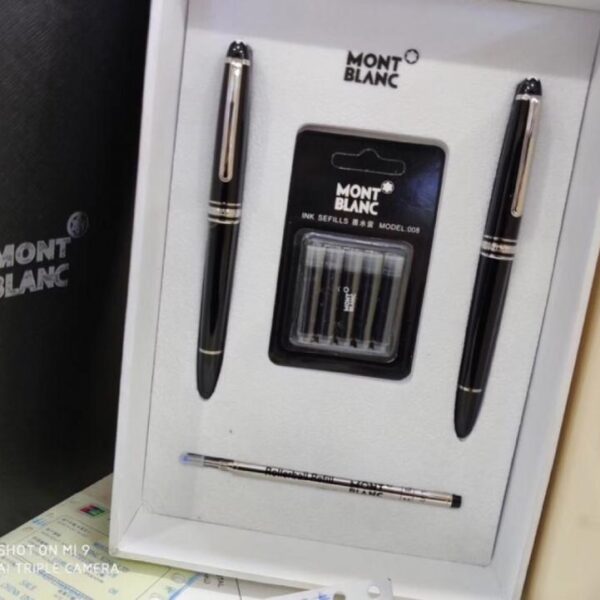 repliche,replica,perfette,siti di,affidabili,migliori siti,dove comprare,1:1,scarpe da ginnastica [Nuovo set regalo di penne per coppie] Set combinato di penna Mont Blanc Signature e penna stilografica (V5RVX)