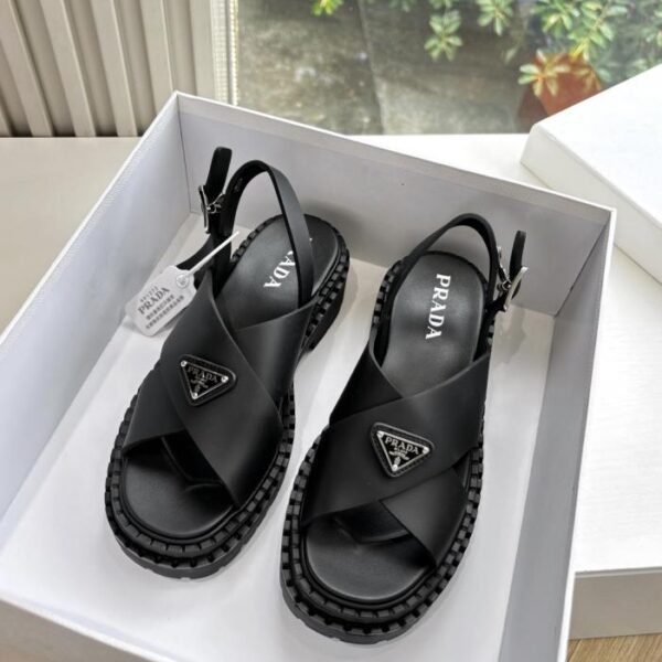Gli ultimi sandali di Prada, scarpe a gabbia per maiali G036 (26OBV)