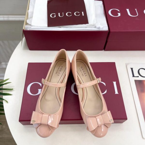 repliche,replica,perfette,siti di,affidabili,migliori siti,dove comprare,1:1,scarpe da ginnastica Gucci Primavera/Estate New Classic Double G Bow Mary Jane Shoes (JKHC9)