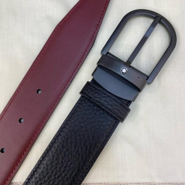 repliche,replica,perfette,siti di,affidabili,migliori siti,dove comprare,1:1,scarpe da ginnastica Cintura Montblanc business casual in pelle bovina con strato superiore largo 3,5 cm (198W8)