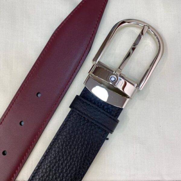 repliche,replica,perfette,siti di,affidabili,migliori siti,dove comprare,1:1,scarpe da ginnastica Cintura business casual Montblanc in pelle bovina pieno fiore larga 3,5 cm (WP8RA)