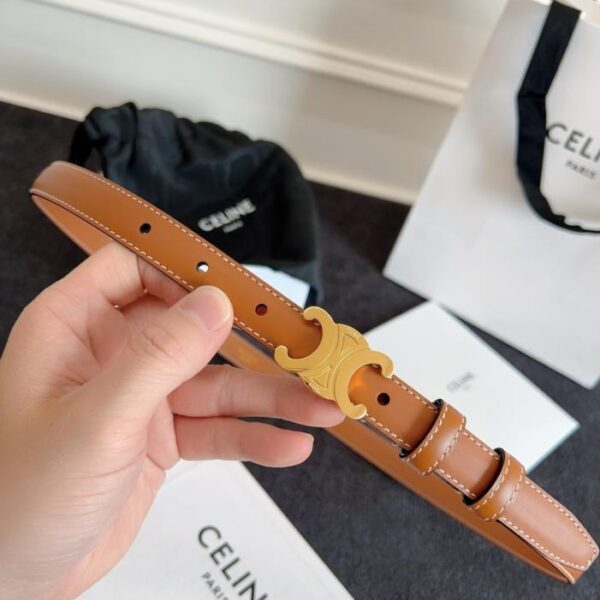 repliche,replica,perfette,siti di,affidabili,migliori siti,dove comprare,1:1,scarpe da ginnastica Cintura CELINE Arc de Triomphe da 1,8 cm, in pelle di prima qualità importata (0HBK9)
