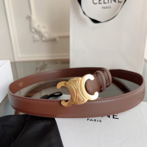 repliche,replica,perfette,siti di,affidabili,migliori siti,dove comprare,1:1,scarpe da ginnastica Cintura da donna CELINE, larghezza 2,4 cm, cucita a mano (RKW6Z)