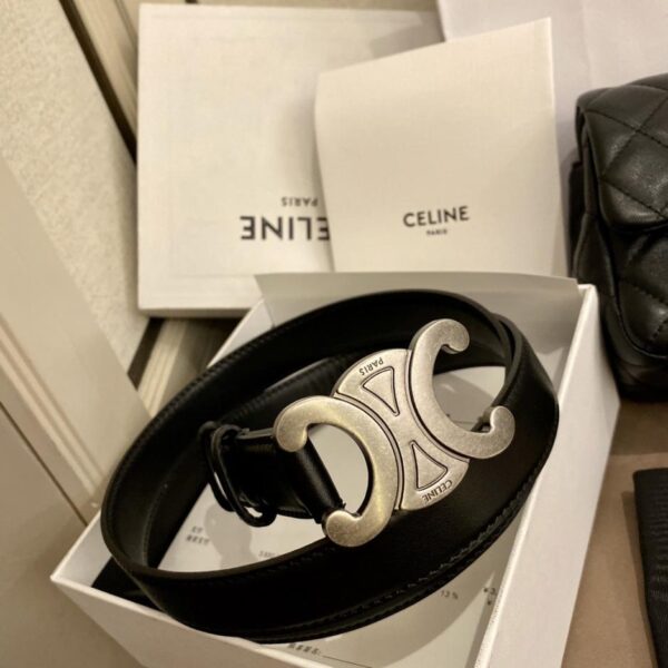 repliche,replica,perfette,siti di,affidabili,migliori siti,dove comprare,1:1,scarpe da ginnastica Cintura CELINE Arc de Triomphe da 2,5 mm in pelle bovina importata di prima qualità (GHDF5)