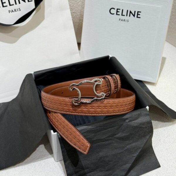 repliche,replica,perfette,siti di,affidabili,migliori siti,dove comprare,1:1,scarpe da ginnastica Cintura da donna Celine (2,5 cm, 8QYJW)