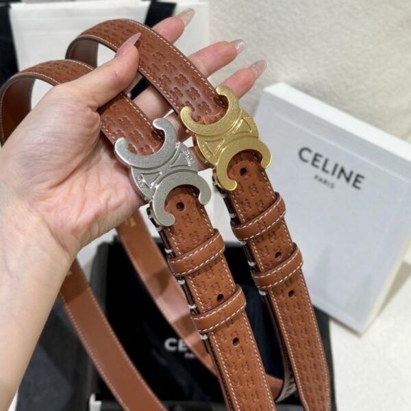 repliche,replica,perfette,siti di,affidabili,migliori siti,dove comprare,1:1,scarpe da ginnastica Cintura da donna Celine (2,5 cm) (HJ0T2)