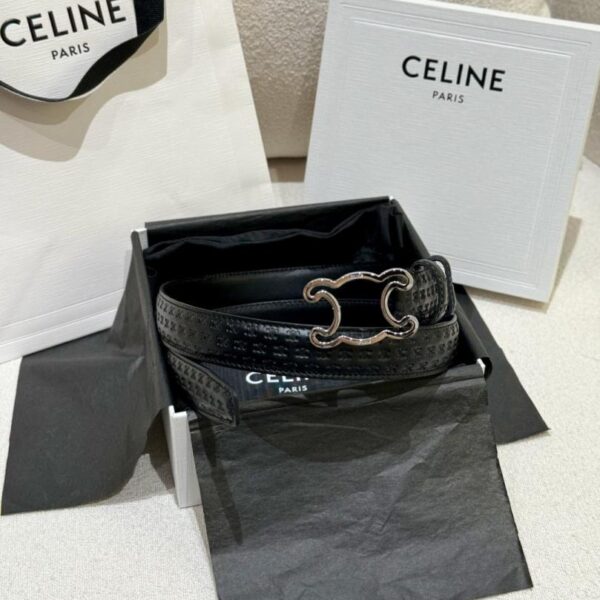 repliche,replica,perfette,siti di,affidabili,migliori siti,dove comprare,1:1,scarpe da ginnastica Cintura da donna Celine (2,5 cm, R9V6V)