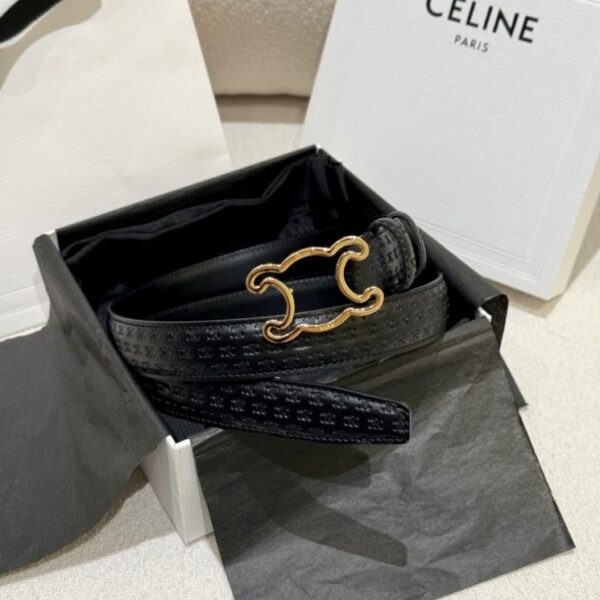 repliche,replica,perfette,siti di,affidabili,migliori siti,dove comprare,1:1,scarpe da ginnastica Cintura da donna Celine (2,5 cm) (Z47GS)