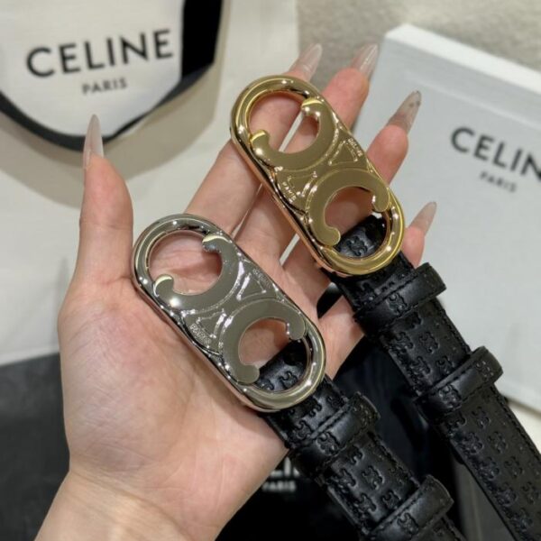 repliche,replica,perfette,siti di,affidabili,migliori siti,dove comprare,1:1,scarpe da ginnastica Cintura da donna Celine (2,5 cm GUY5W)